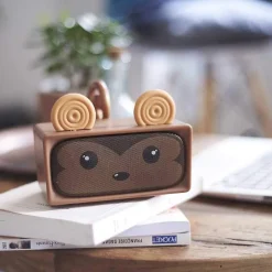 Enceinte Adorable stéréo Monkey - - Enceinte Bluetooth Monkey Marron-Mobility On Board New
