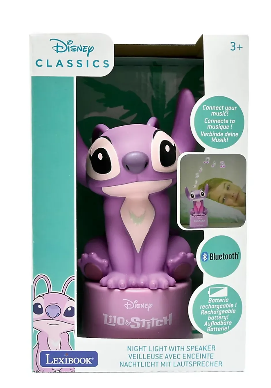 Enceinte Bluetooth veilleuse Angel-Lexibook New