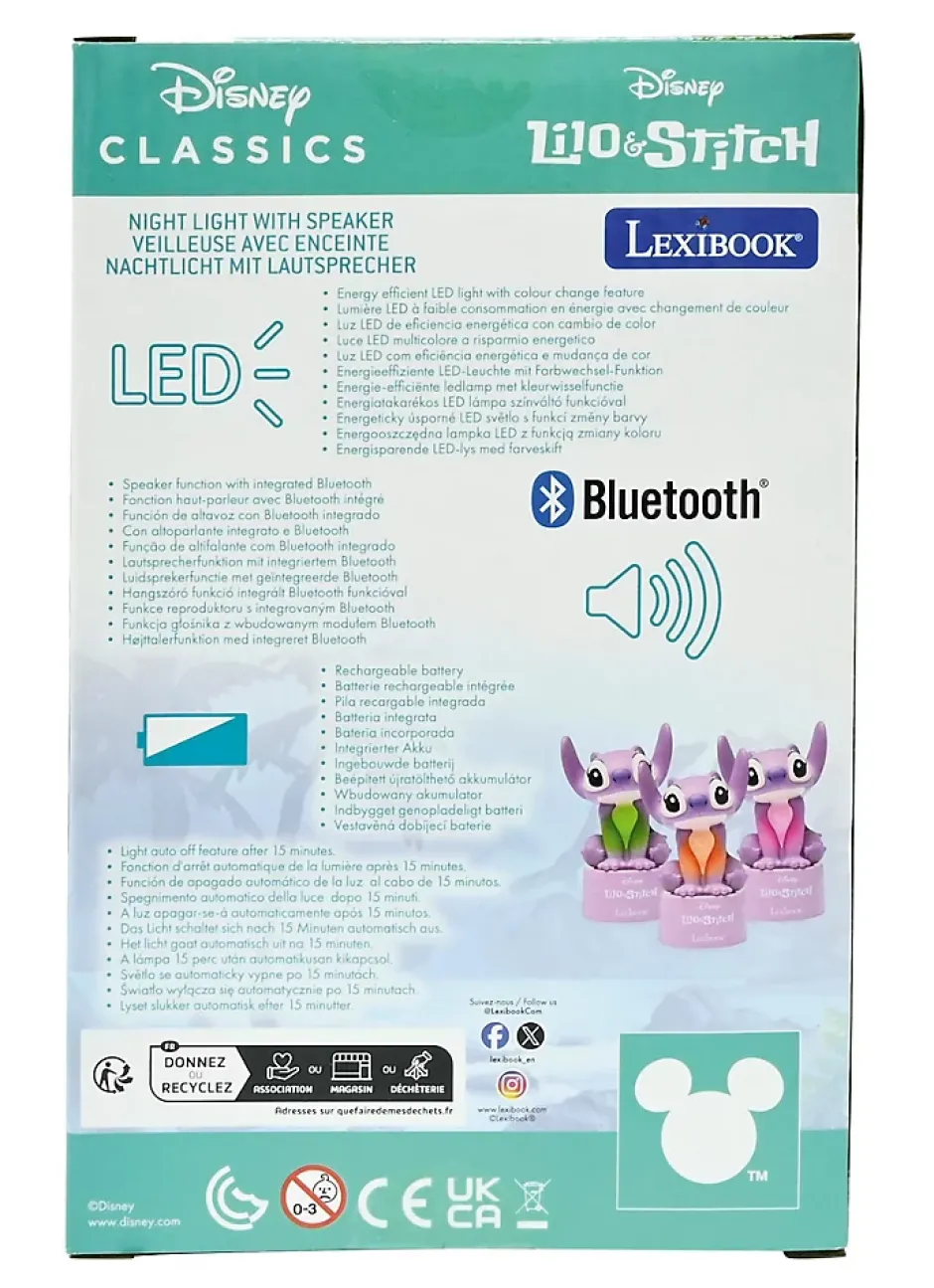 Enceinte Bluetooth veilleuse Angel-Lexibook New