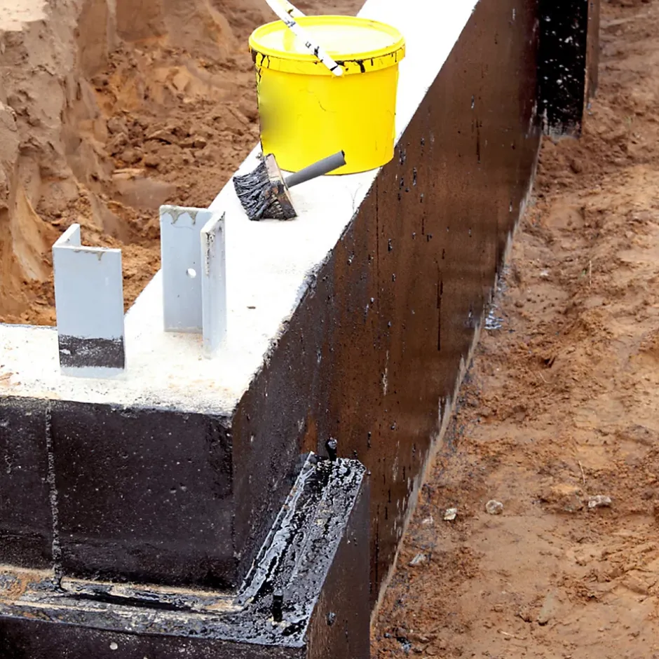 Enduit bitumineux pour Fondations Murs enterrés - ARCAFONDATION. Noir - 5 kg --Arcane Industries