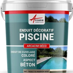 ENDUIT DE CUVELAGE PISCINE FINITION BETON CIRE - ARCACIM DECO Rosetto Marron Rose - 8 m² -^Arcane Industries Hot