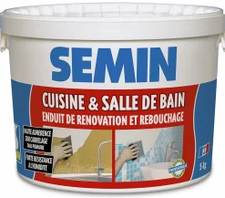 Enduit de Rebouchage Cuisine et Salle de Bains , Seau de 5 kg^Semin Clearance