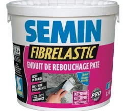 Enduit de Rebouchage Fibrelastic , Fissures Vivantes, 1,5 kg-Semin Discount