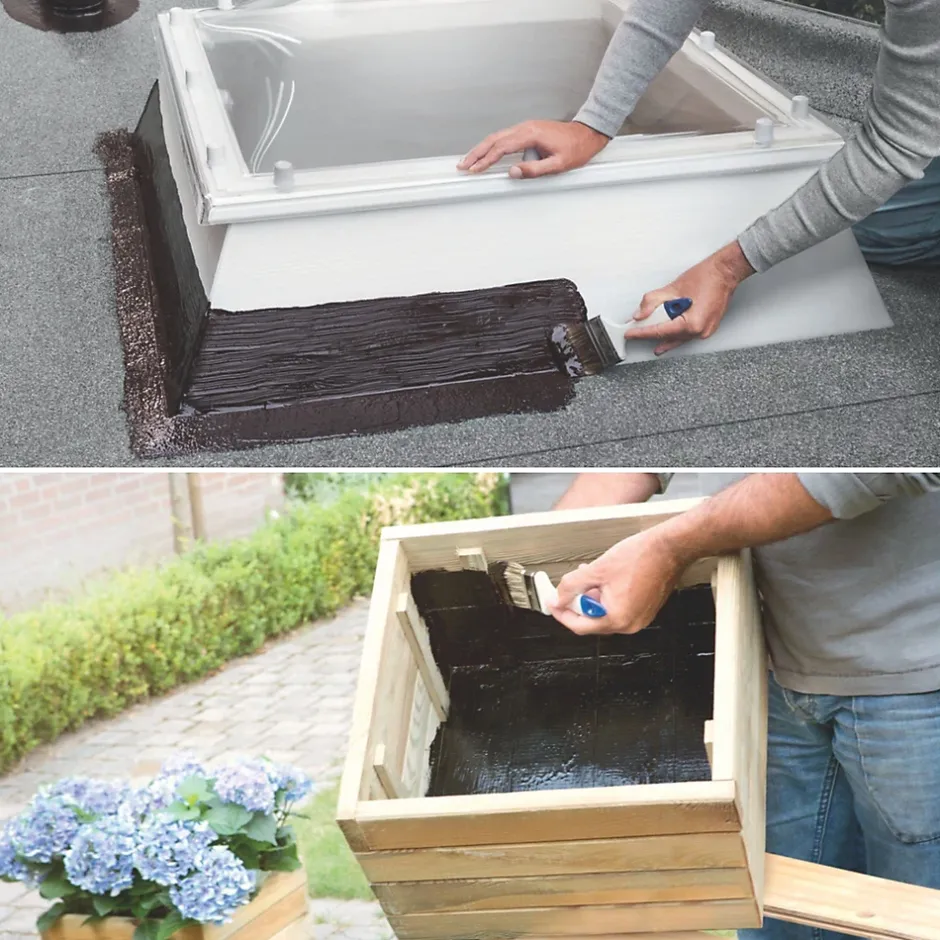 Enduit d'étanchéité noir Aqua étanche pot de 750 ml^UHU Clearance