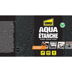 Enduit d'étanchéité noir Aqua étanche, seau de 2,5L-UHU Online