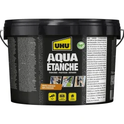 Enduit d'étanchéité noir Aqua étanche, seau de 2,5L-UHU Online