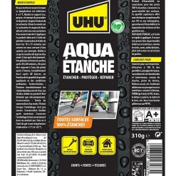Enduit d'étanchéité noir Aqua étanche cartouche de 310g^UHU Sale