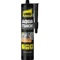 Enduit d'étanchéité noir Aqua étanche cartouche de 310g^UHU Sale
