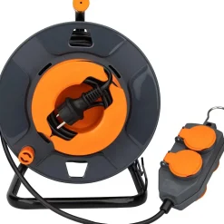 Enrouleur 4 prises déportées 30m - 2P+T 16A --Zenitech