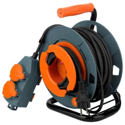 Enrouleur 4 prises déportées 30m - 2P+T 16A --Zenitech