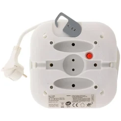 Enrouleur 4 prises fiche extraplate 7m^Zenitech New