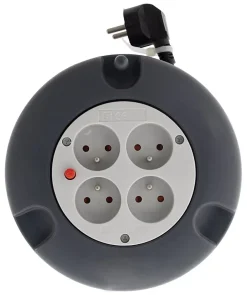 Enrouleur 4 prises 4m + coupe-circuit-Zenitech Clearance