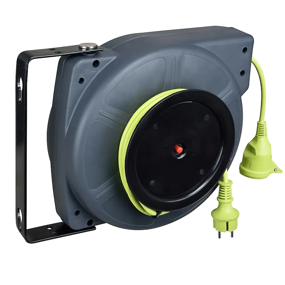 Enrouleur automatique de câble mural H05VVF 3G 1,5mm² 15m-Diall Online