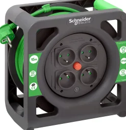 Enrouleur compact 15m 4 prises 2P+T IP20 - Schneider^Schneider Electric Hot