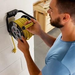 Enrouleur de bricolage HO5VVF 3G1.5mm², 50m-Diall Best