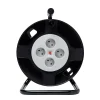 Enrouleur de bricolage vide H05VV-F 4 prises 40m- New