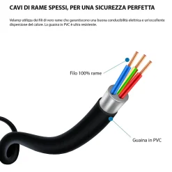 Enrouleur de câble domestique 4 prises, câble H05VV-F3G1.0MM2, 10M, CE^Velamp Sale