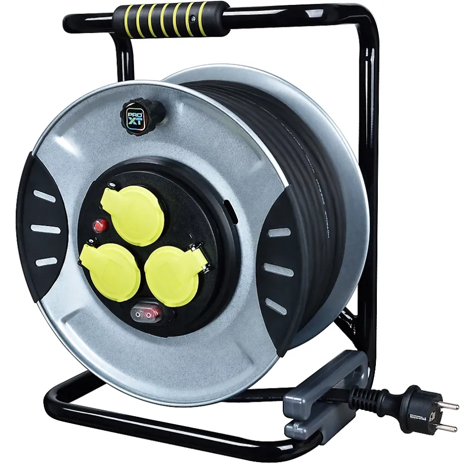 Enrouleur de chantier Diall H07RNF 3G1 5mm² 40m^Masterplug Hot