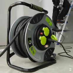 Enrouleur de chantier Diall H07RNF 3G1 5mm² 40m^Masterplug Hot