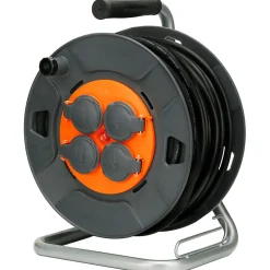 Enrouleur de chantier IP44 4 prises 40m^Zenitech New