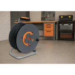 Enrouleur de chantier IP44 4 prises 40m^Zenitech New