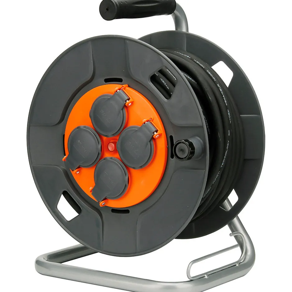 Enrouleur de chantier IP44 4 prises 25m^Zenitech Discount