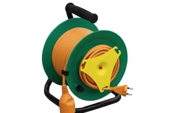 Enrouleur de jardin 25 m orange et vert^ Discount