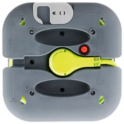 Enrouleur domestique 4 x 2P+T - 7m - vert-Zenitech Discount