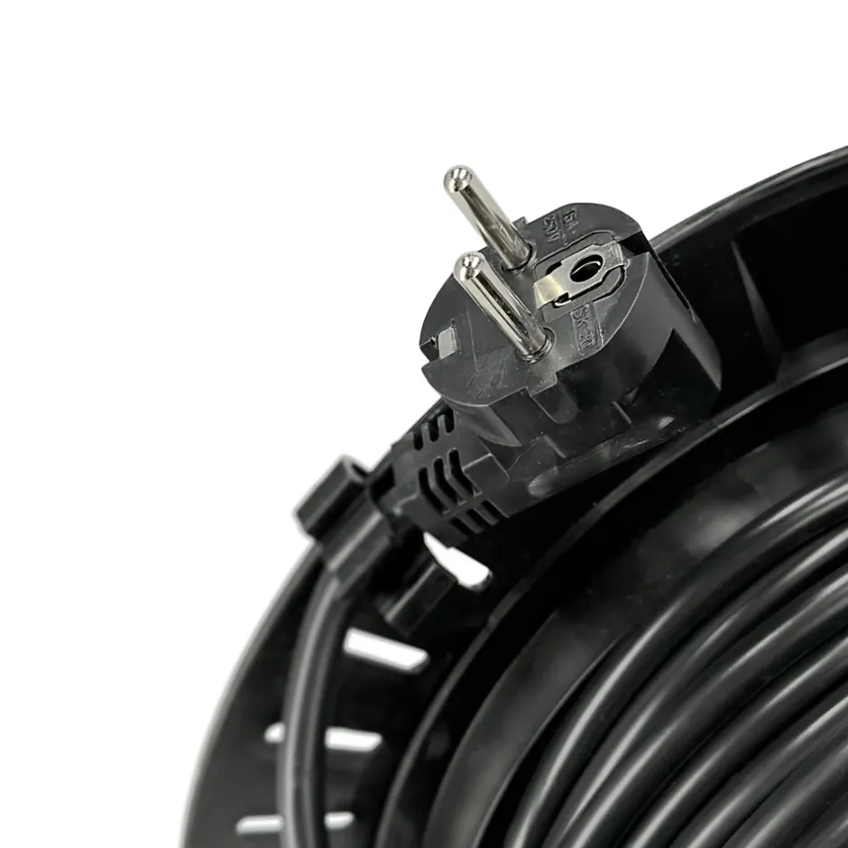 Enrouleur électrique 20 m, 4 prises, type E, 3x1,5 mm², IP44 - rallonge pour jardin et atelier HOROZ-Horoz Electric Sale