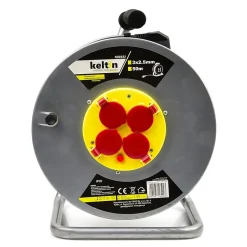 Enrouleur électrique 4 prises 16 A - IP20 - câble H05VV-F 3G 2,5 mm² 50 m^Monmobilierdesign Online