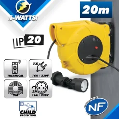 Enrouleur électrique automatique 20M-3g1.5-HO5^I-Watts Sale