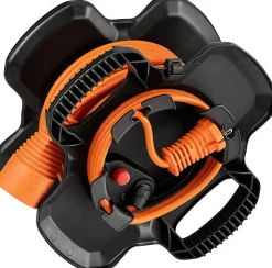 Enrouleur électrique compact XGUM avec rallonge 18,50+1,50 m H05VV-F 2x1,5 Brennensthul-Brennenstuhl Professionalline Clearance