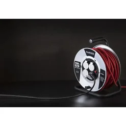 Enrouleur électrique 25m H07RN-F 3G 2,5mm2 flasque acier - - 600009-Hanger