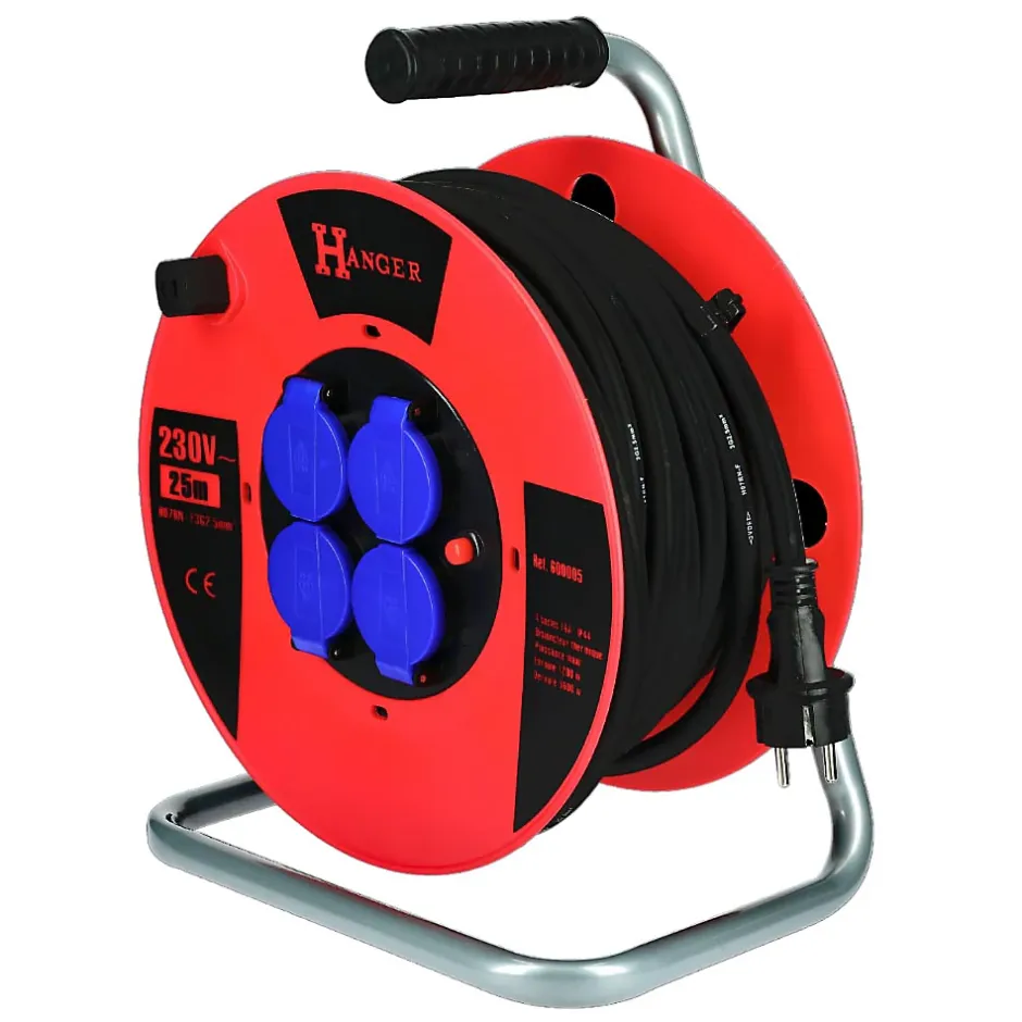Enrouleur électrique 40m H07RN-F 3G 2,5mm2 - - 600006-Hanger Clearance