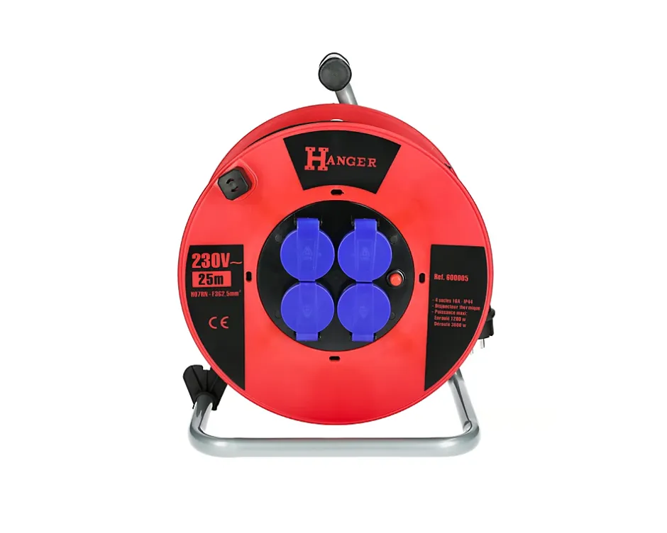 Enrouleur électrique 40m H07RN-F 3G 2,5mm2 - - 600006-Hanger Clearance