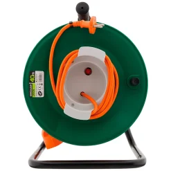 Enrouleur sans prise 40m + coupe circuit-Zenitech Outlet