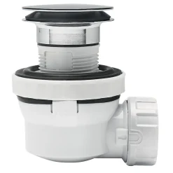 Ensemble bonde et siphon de lavabo Quick-Clac Nano 6.7 Sortie Ø32 mm - 1/4 de tour^Wirquin Best