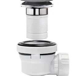 Ensemble bonde et siphon de lavabo Nano 6.7 Sortie Ø32 mm - 1/4 de tour^Wirquin Hot