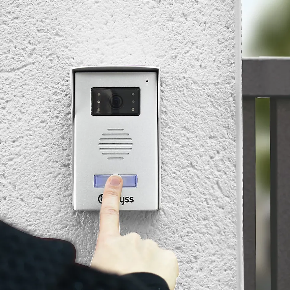 Ensemble interphone vidéo filaire et bouton pour l'extérieur Shelon-Blyss Online