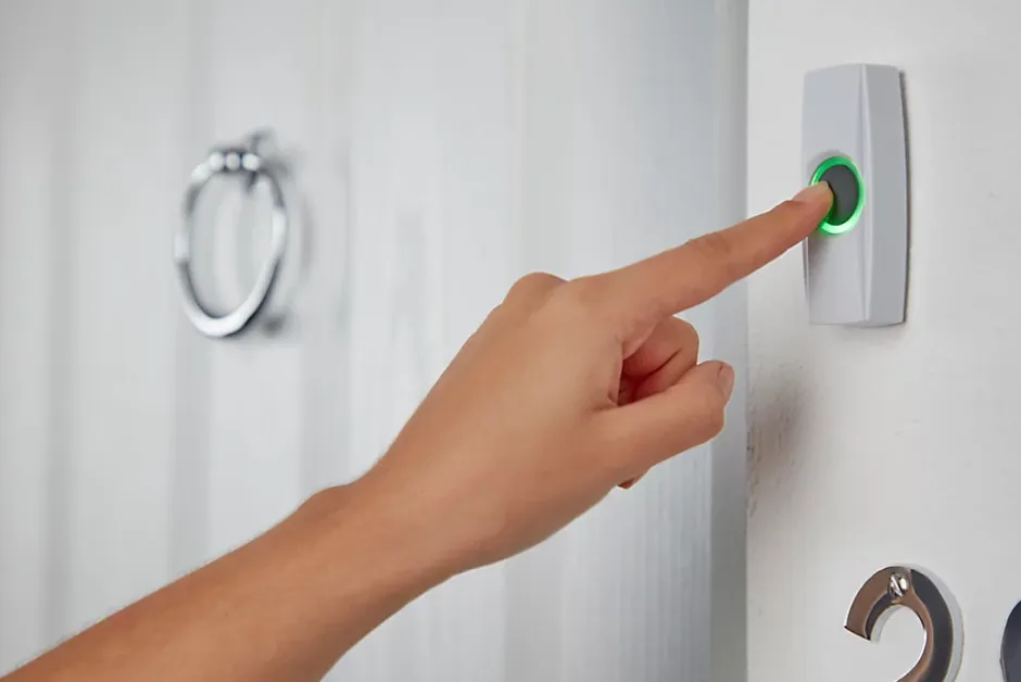 Ensemble sans fil carillon et bouton-Byron