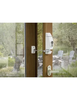 Entrebailleur à cylindre pour fenêtre, 118x130mm, blanc, 3 clés -^Thirard Clearance