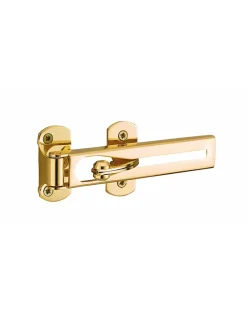 Entrebailleur pour porte d'entrée, taquet d'arrêt, 148mm, doré -^Thirard Discount