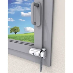 Entrebâilleur BLOCK'AIR haute sécurité à 7 paillettes blanc - - TR6S^Socona Discount