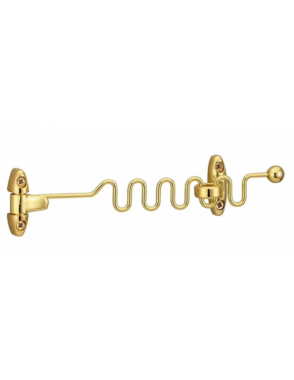 Entrebâilleur de fenêtre, 1 ou 2 vantaux, doré -^Thirard Clearance