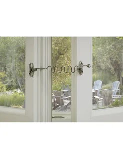 Entrebâilleur de fenêtre, 1 ou 2 vantaux, chromé --Thirard Hot