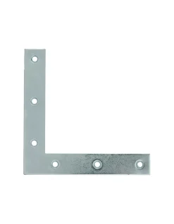 Equerre de fenêtre pour porte, 120x120x20mm, bouts carrés, acier zingué -^Thirard Clearance
