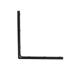 Equerre demi ronde 350 x 350 mm - acier noir^Afbat Sale