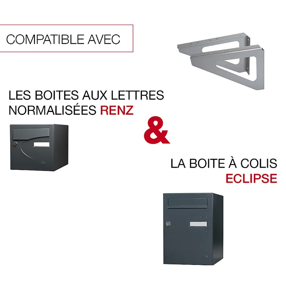 Equerres murales Argent RAL 9006M-Renz Sale