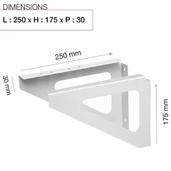 Equerres murales Blanc neige brillant RAL 9016B^Renz New