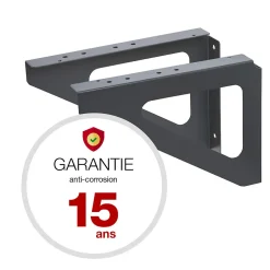 Equerres murales Gris anthracite mat RAL 7016 M-Renz Online